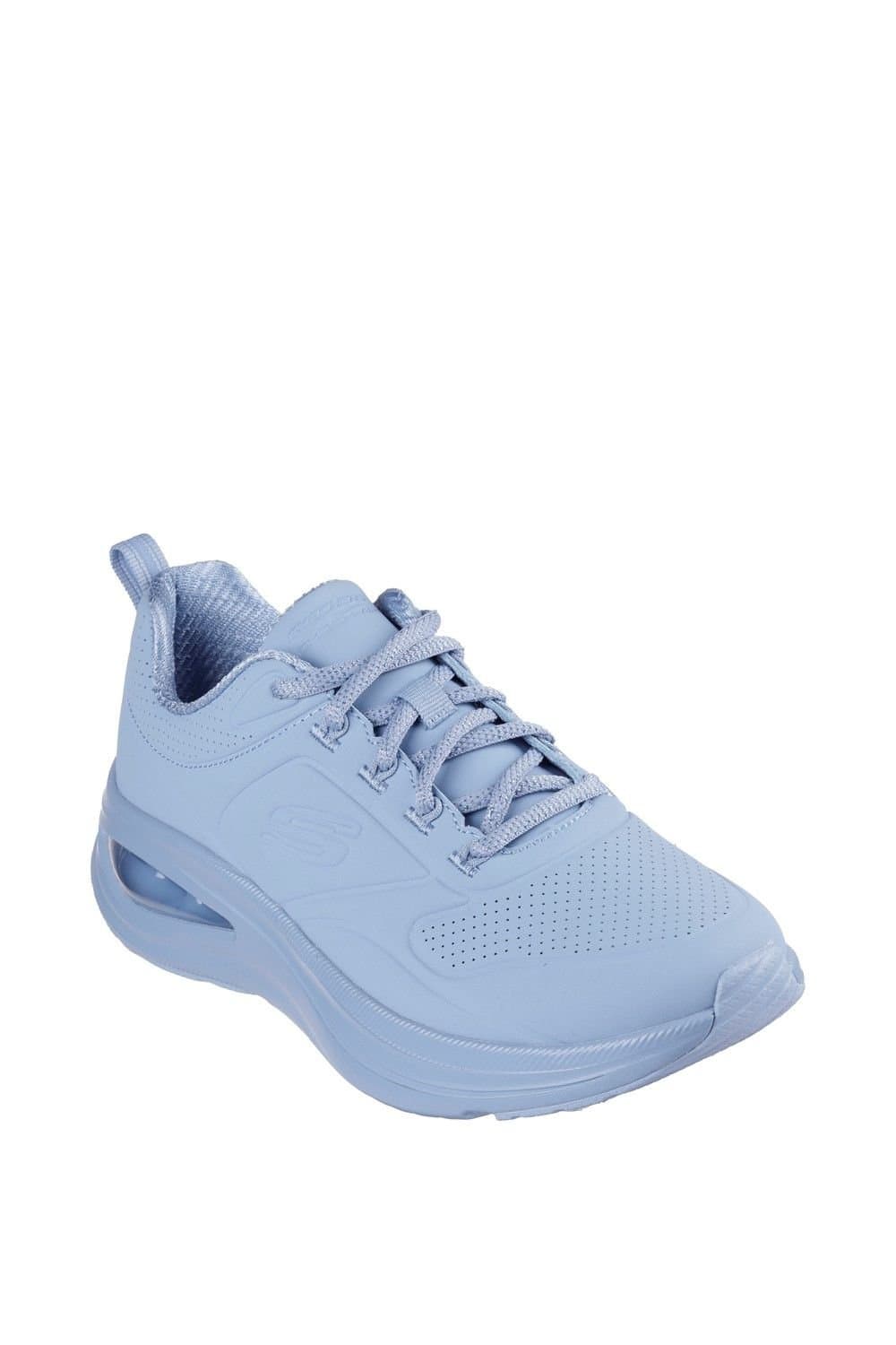Skechers Skechers Light Blue Duraleather Trainers