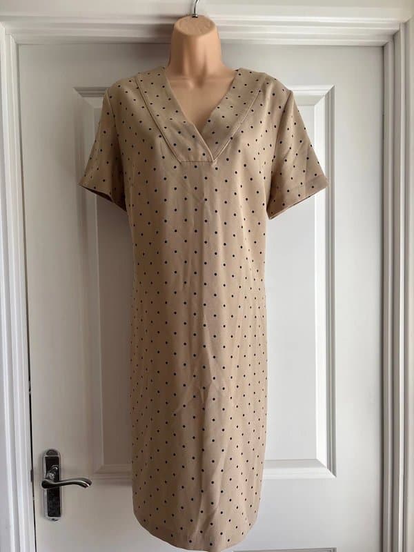 Marks & Spencer M&S lovely polka dot dress summer/formal size 14, new without tags
