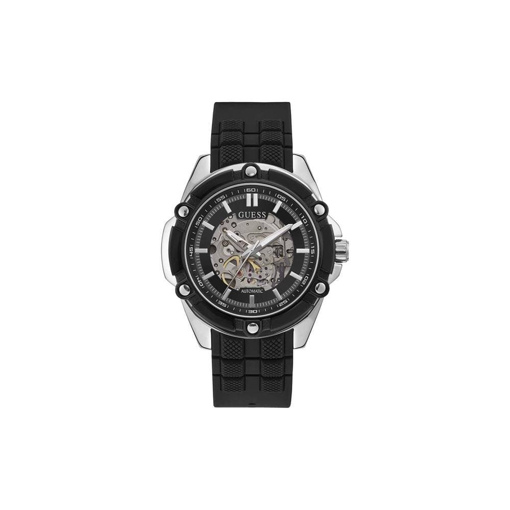 Guess Guess Men's GW0061G1 Bolt 47mm Automatic Watch in Black