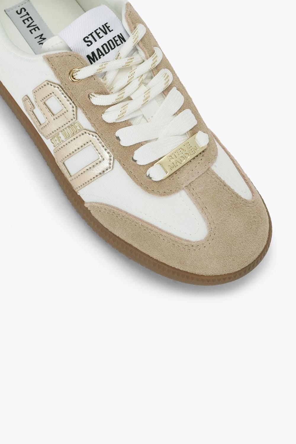 Steve Madden STEVE MADDEN Women's 'Sm90 White Suede' Trainers - 4