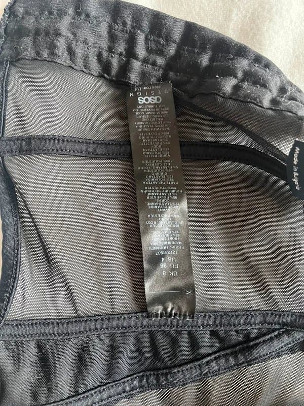 ASOS Black corset top