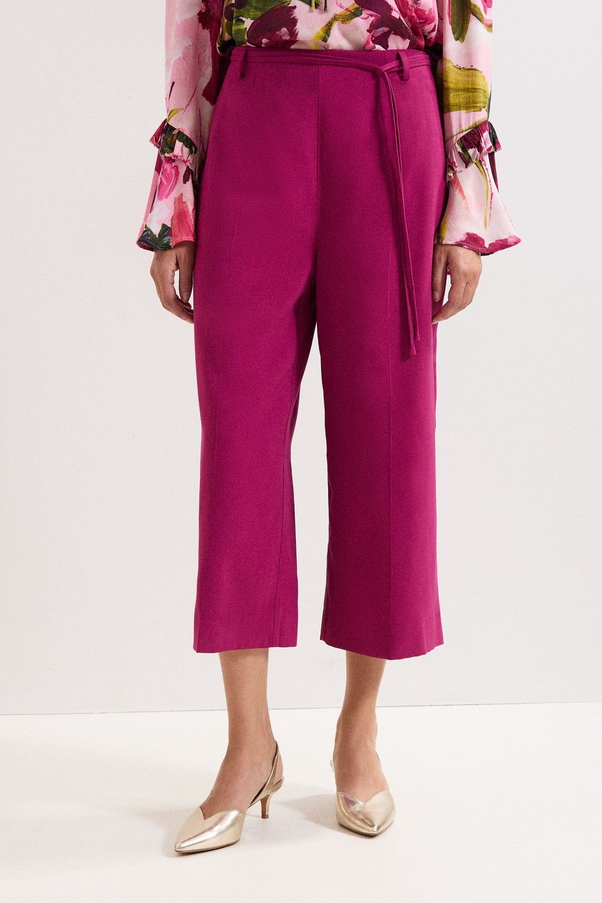 Phase Eight Phase Eight Women's Classic Culotte in Fuchsia - 3