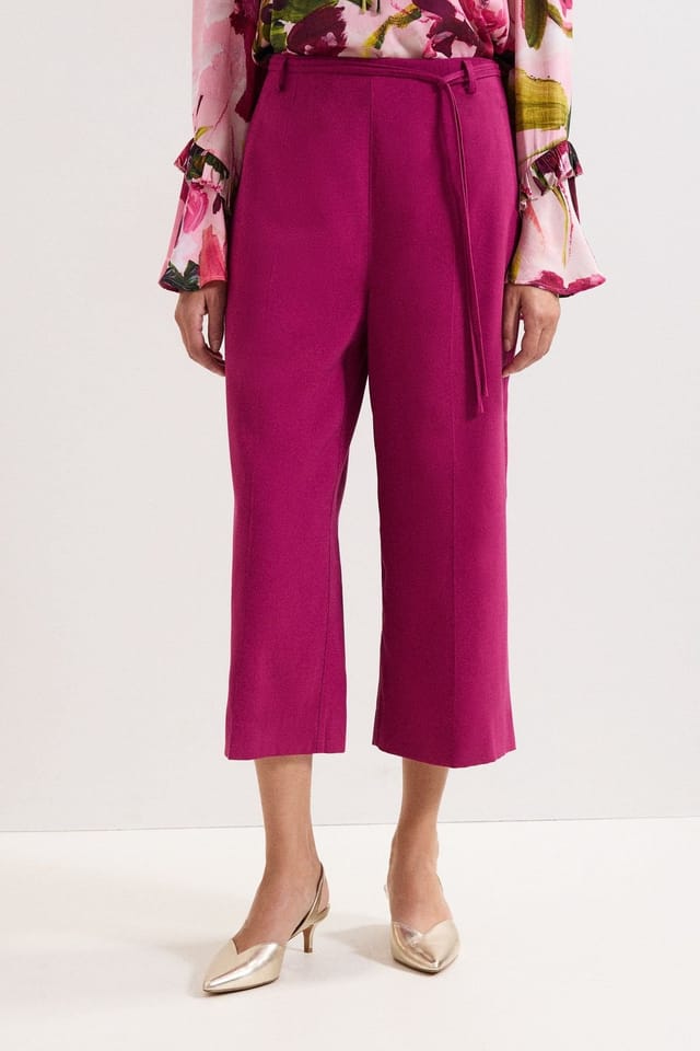 Phase Eight Phase Eight Women's Classic Culotte in Fuchsia - 3
