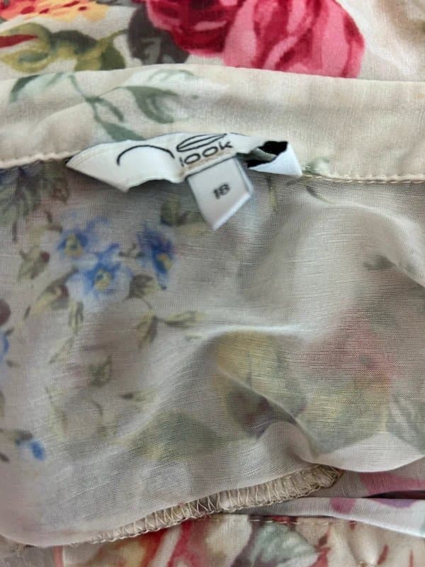 New Look New look floral sleeveless chiffon blouse 18 (ref v17)