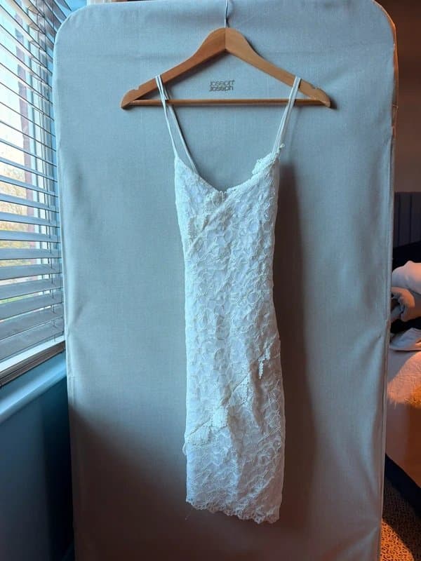 Topshop Topshop White lace mini dress