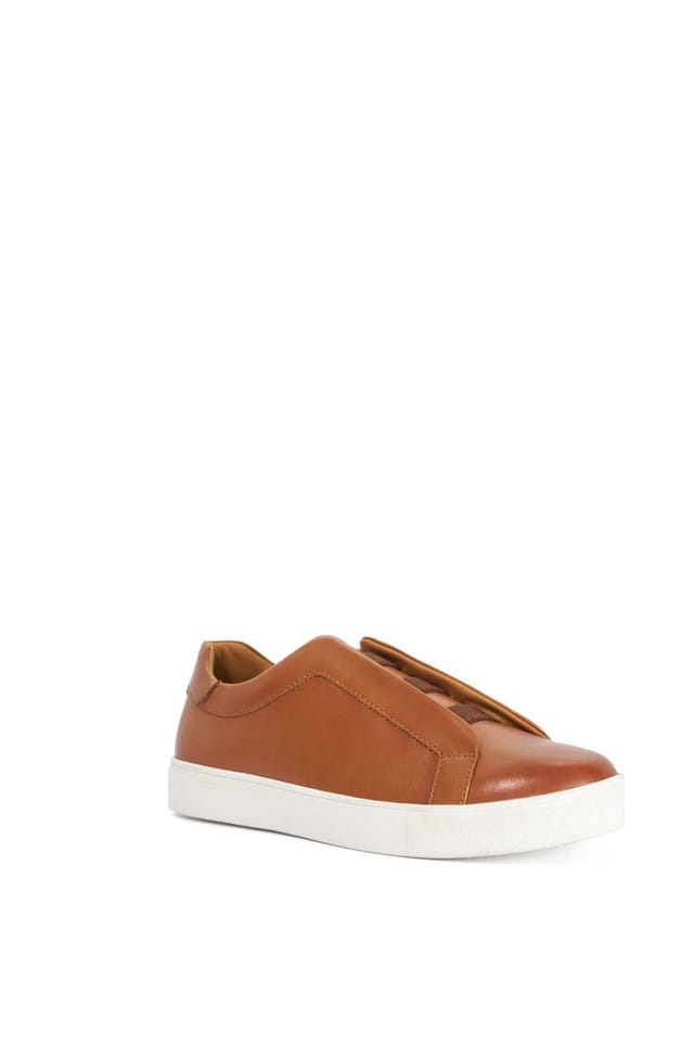 Dune London Dune London Men's 'Tylers' Leather Trainers in Blue - 2