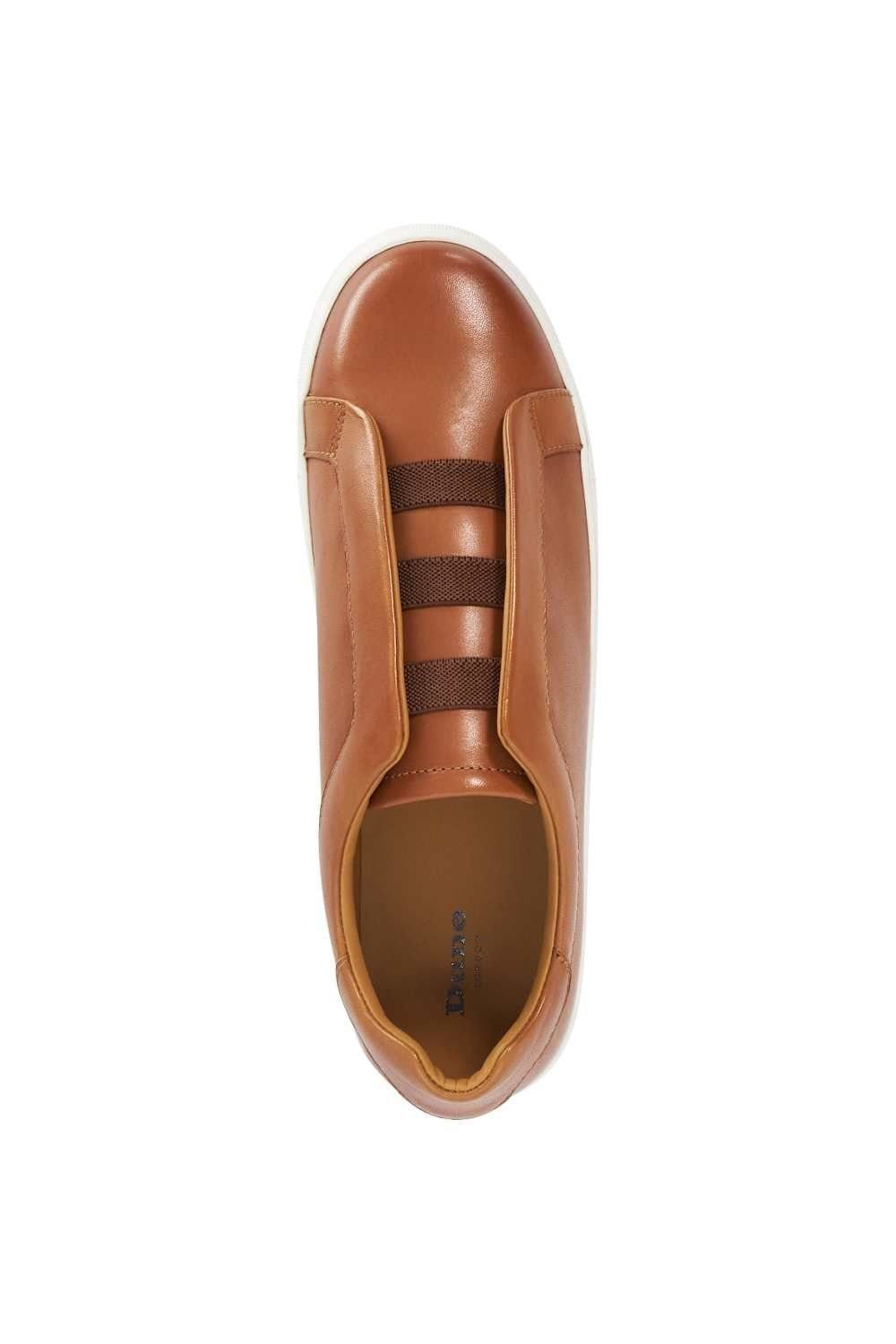 Dune London Dune London Men's 'Tylers' Leather Trainers in Blue - 4
