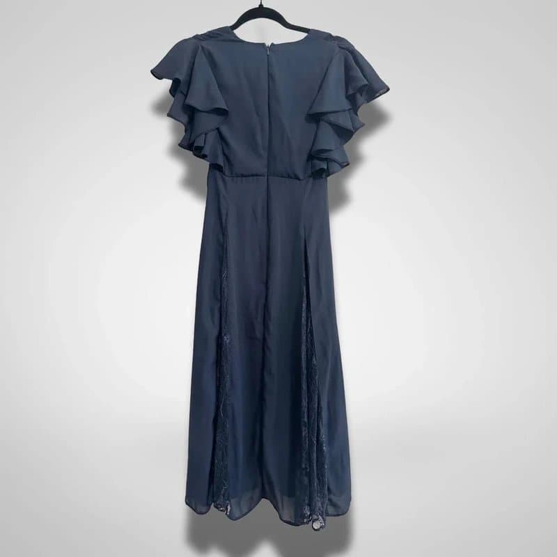 ASOS Nwt ASOS Navy Blue Midi Dress