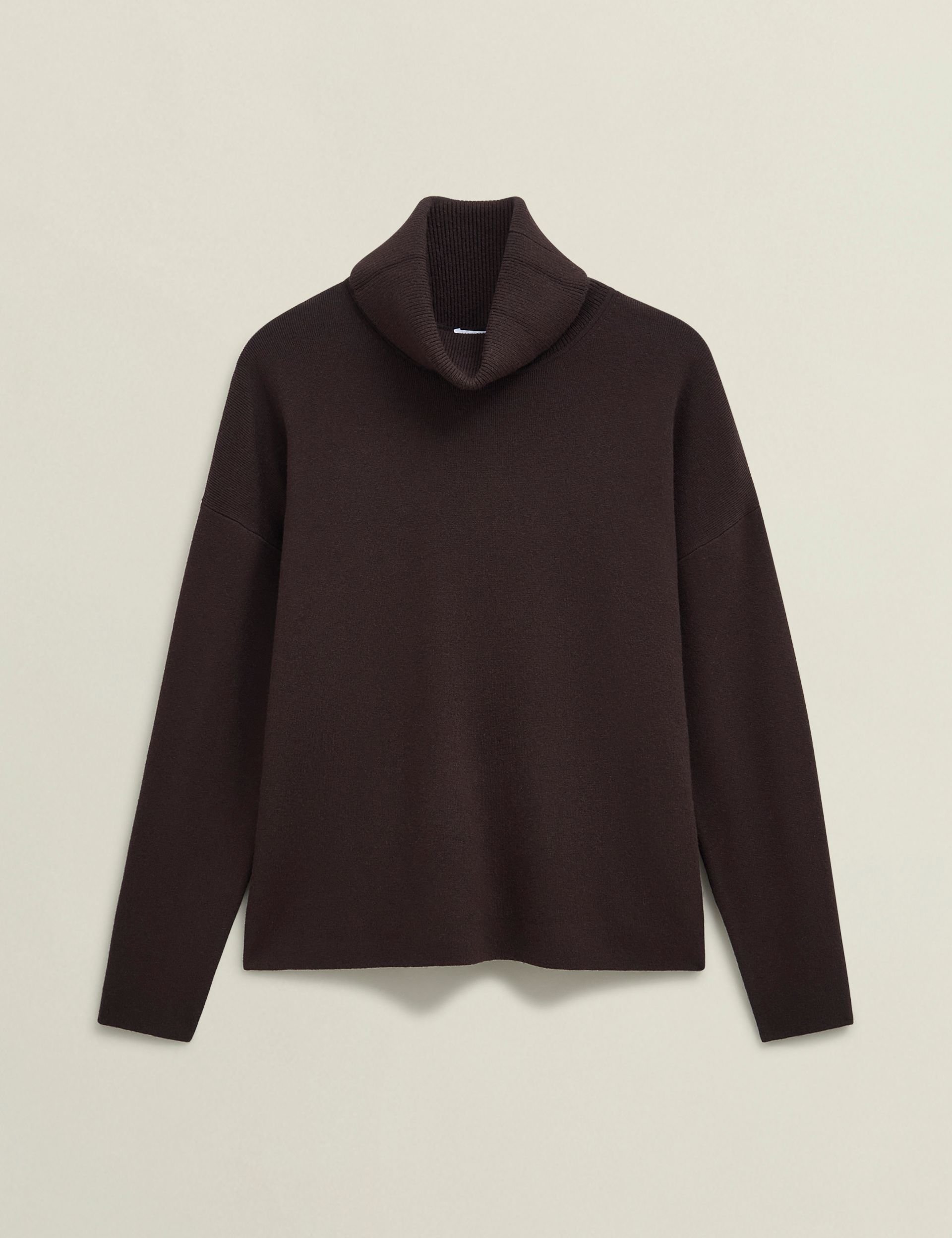 Hobbs London Hobbs London Women's Yvette Jumper in Dark Brown - 2