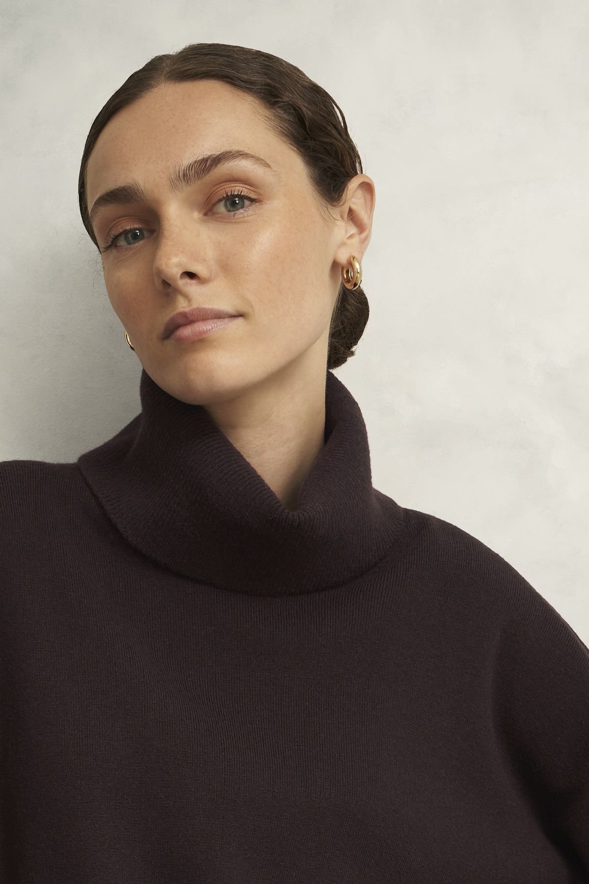 Hobbs London Hobbs London Women's Yvette Jumper in Dark Brown - 4