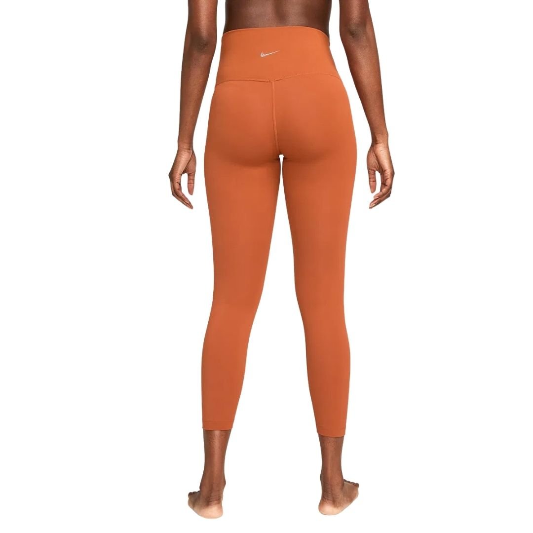 Nike Nike Women's Dri-Fit Rust Brown Yoga Leggings - 2