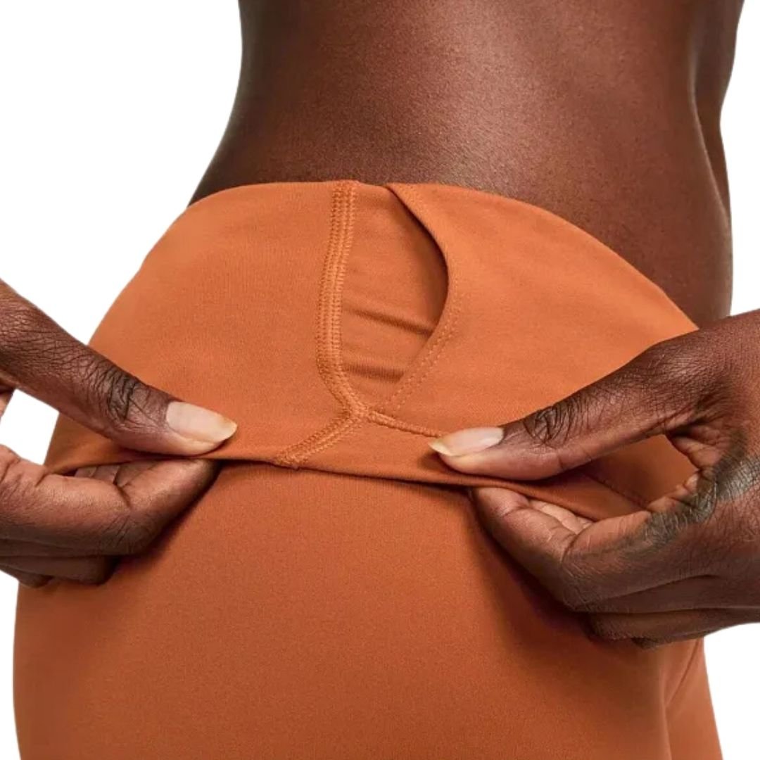 Nike Nike Women's Dri-Fit Rust Brown Yoga Leggings - 3