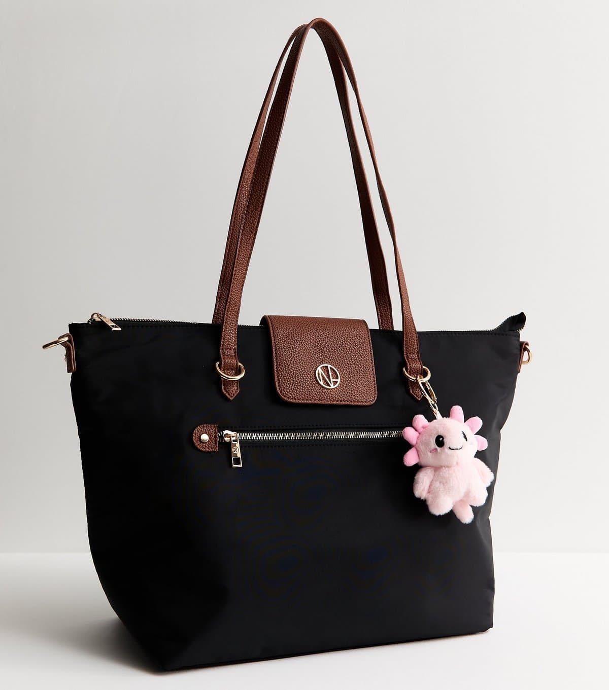 New Look Pink Axolotl Plush Bag Charm New Look