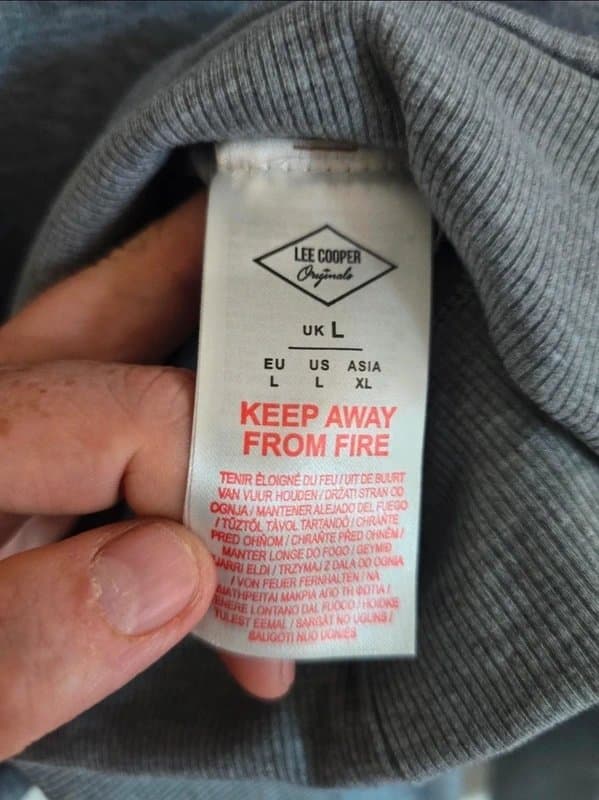 Lee Cooper Lee Cooper Originals Grey Crewneck Sweatshirt | Men's Size L | Great Condition