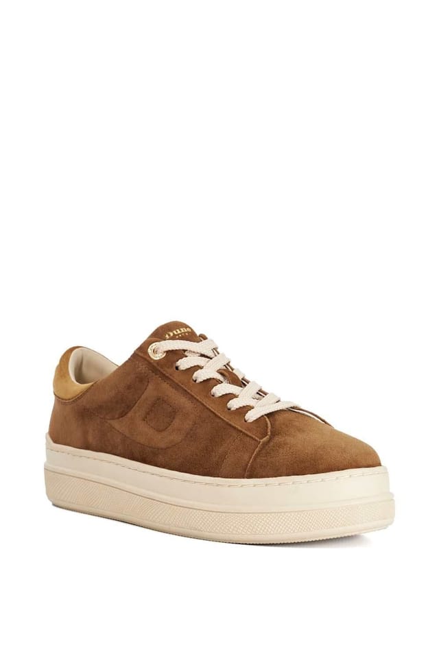 Dune London Dune London Women's 'Eden' Suede Trainers in Brown - 2