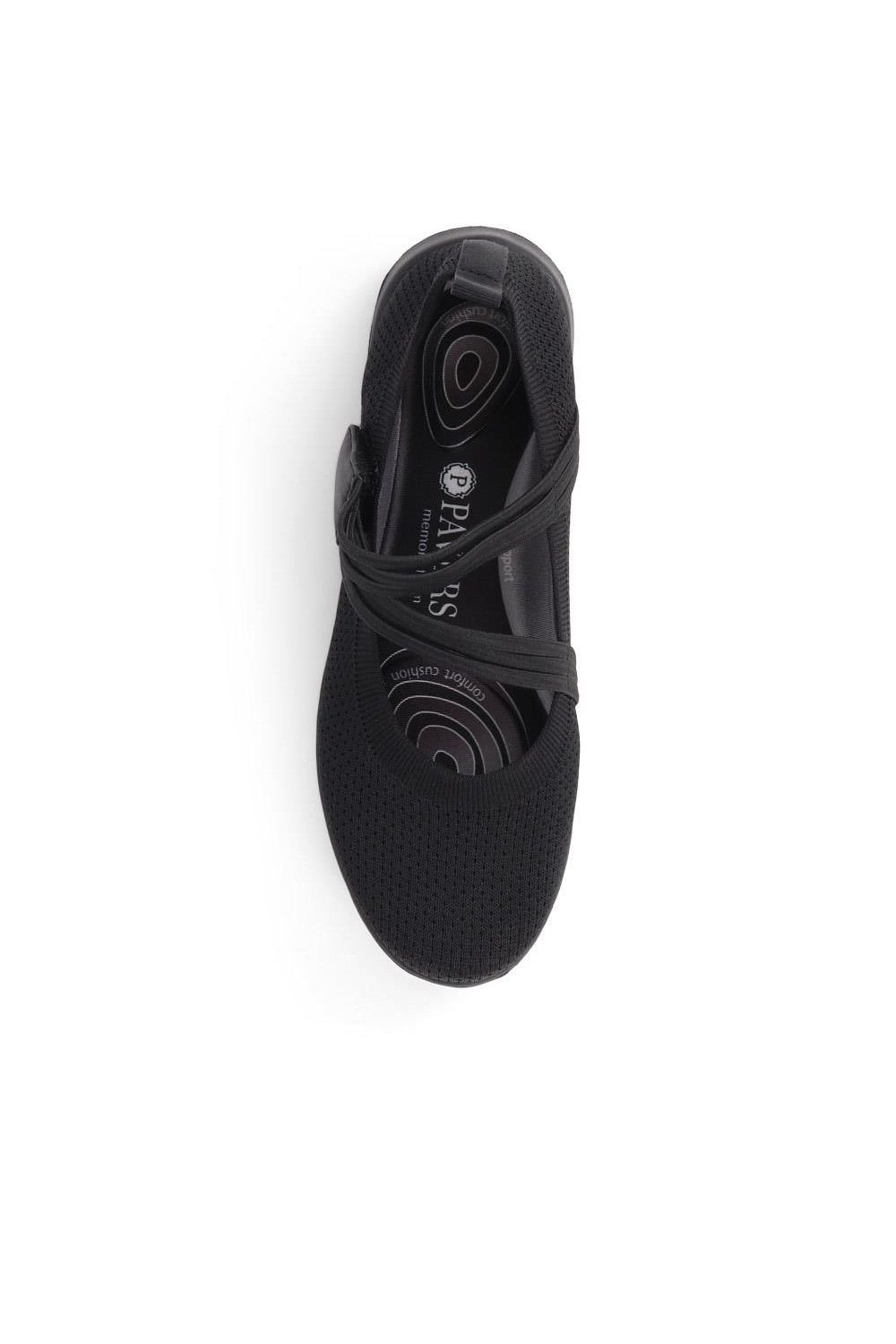 Pavers Pavers Women's Casual Trainer Pumps in Black - 4