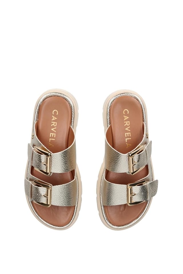 Carvela Carvela Women's 'Pavilion' Leather Sandals in Gold - 2