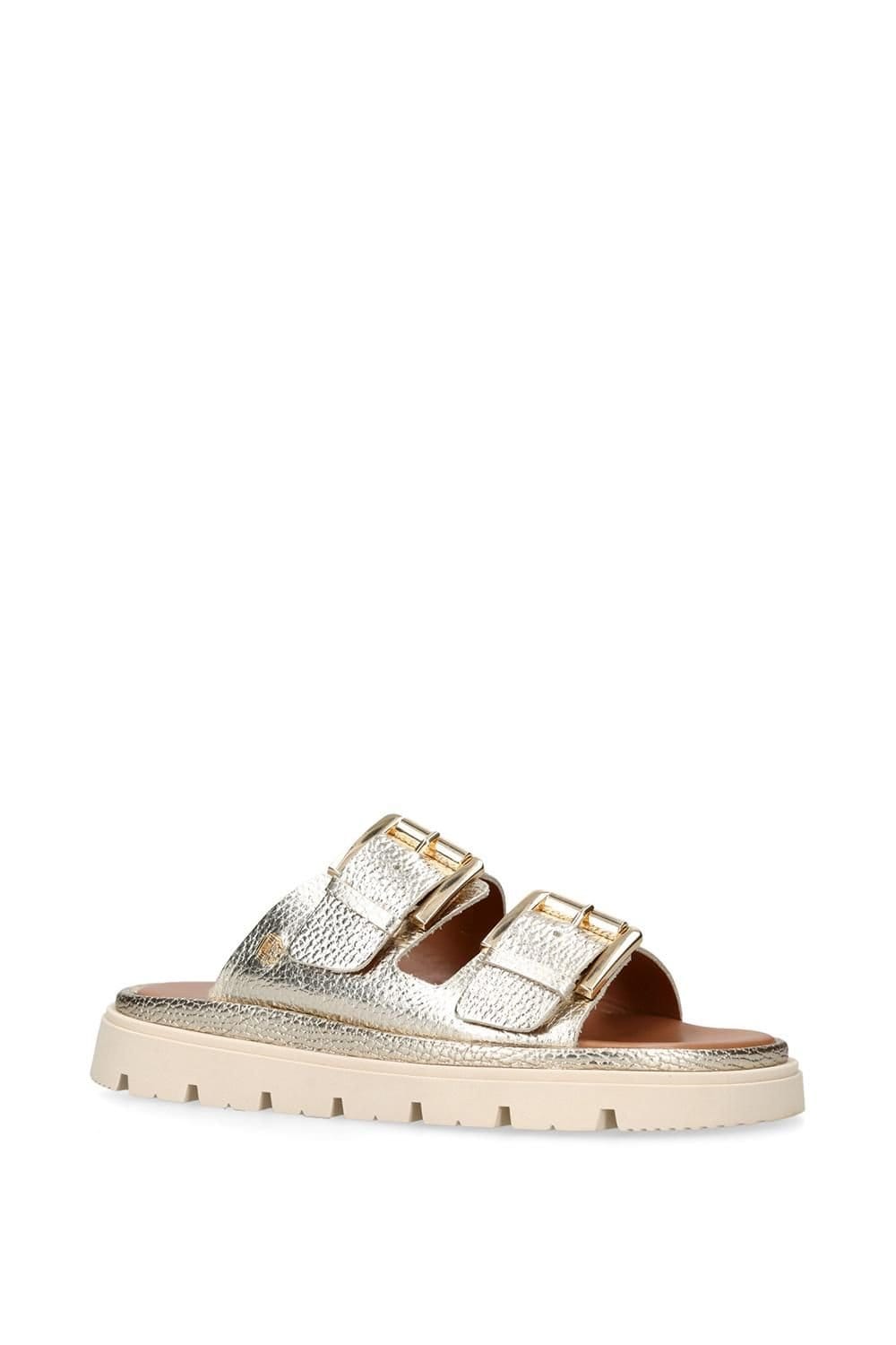 Carvela Carvela Women's 'Pavilion' Leather Sandals in Gold - 4