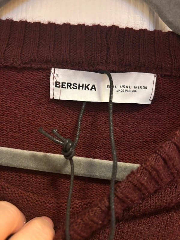 Bershka Bershka burgundy jumper size L