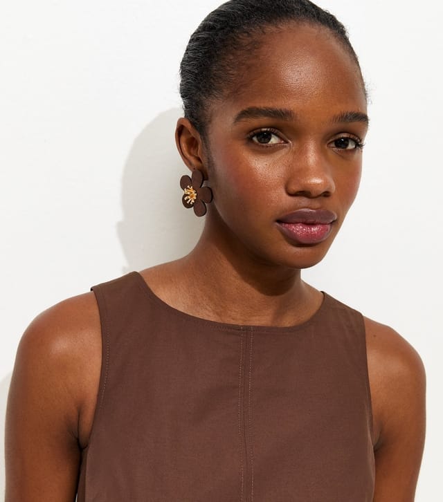 New Look Women's Brown Dropped Waist Midi Dress New Look - 3