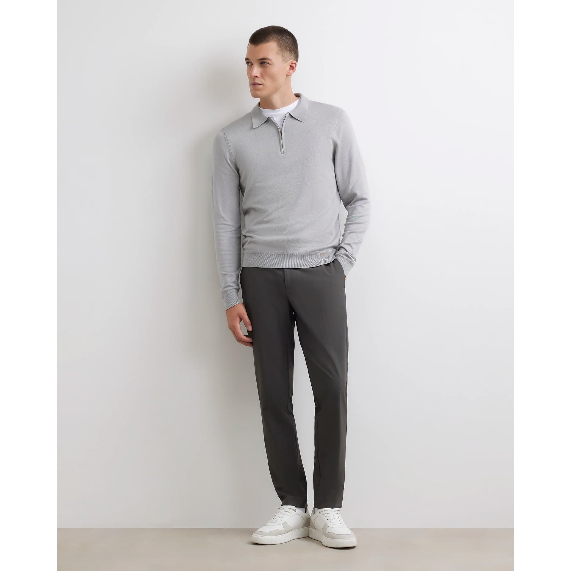 River Island Mens River Island Grey Skinny Fit Comfort Suit Trousers