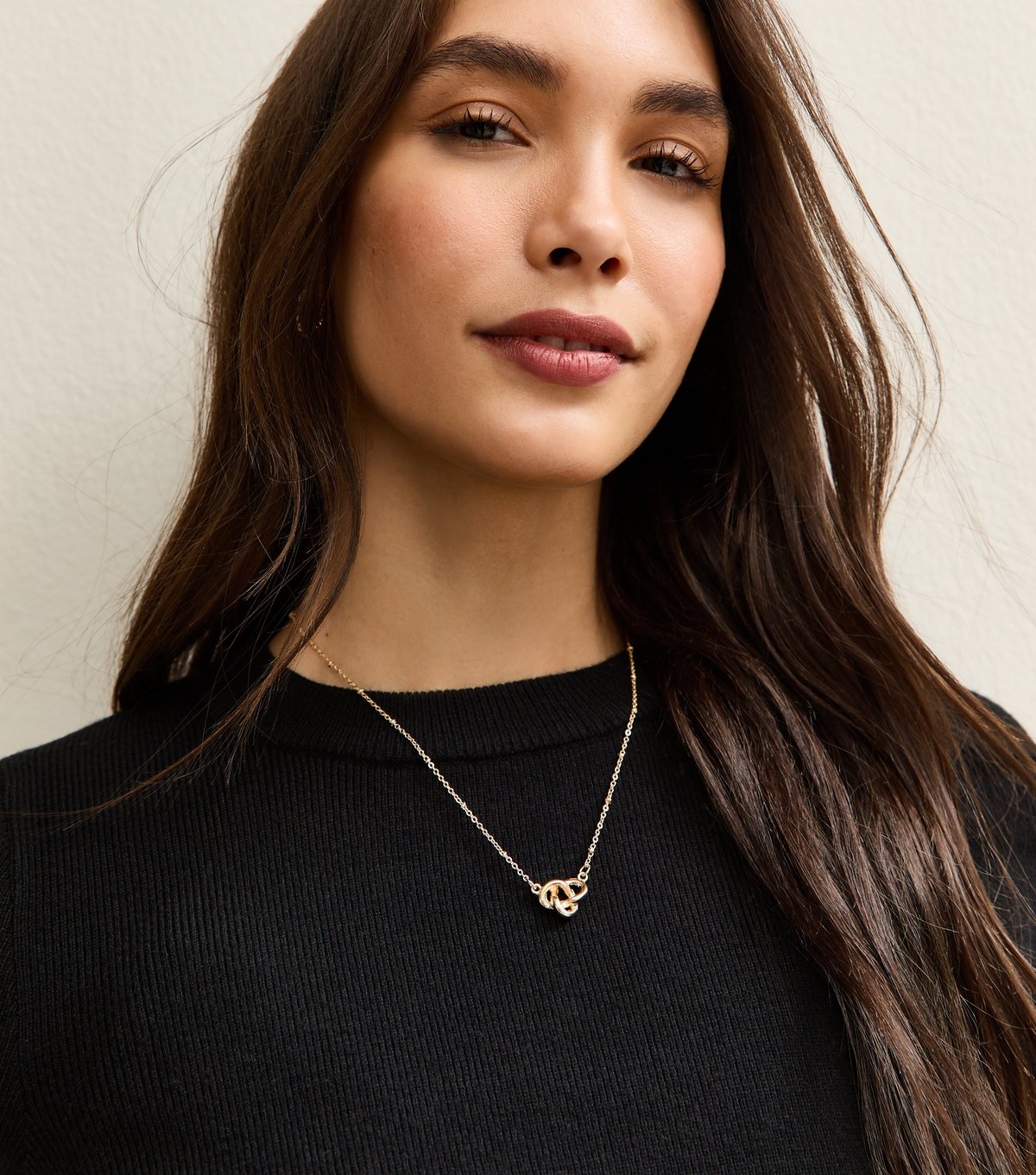 New Look Women's Black Ribbed Knit Crew Neck Jumper New Look - 2