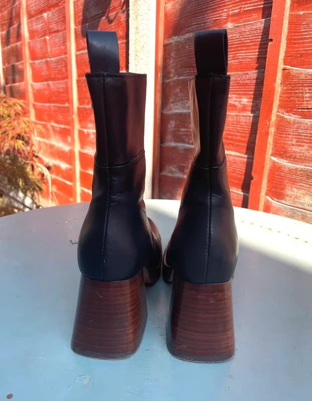 ASOS ASOS Design Rhodes Boots - Black Leather