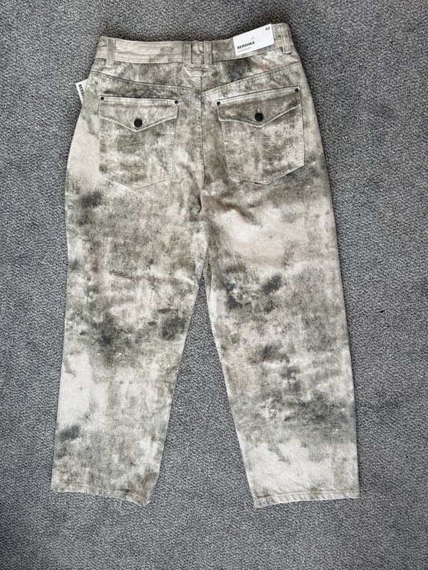 Bershka Bershka Baggy Camo Jeans W32