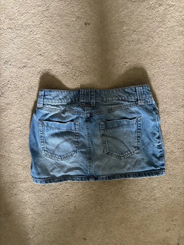 Bershka Bershka denim mini skirt