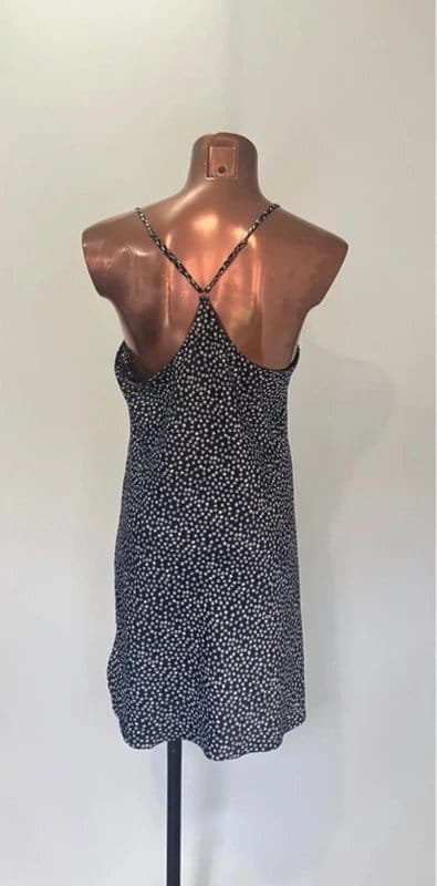Boux Avenue Navy Polka Dot Slip Dress