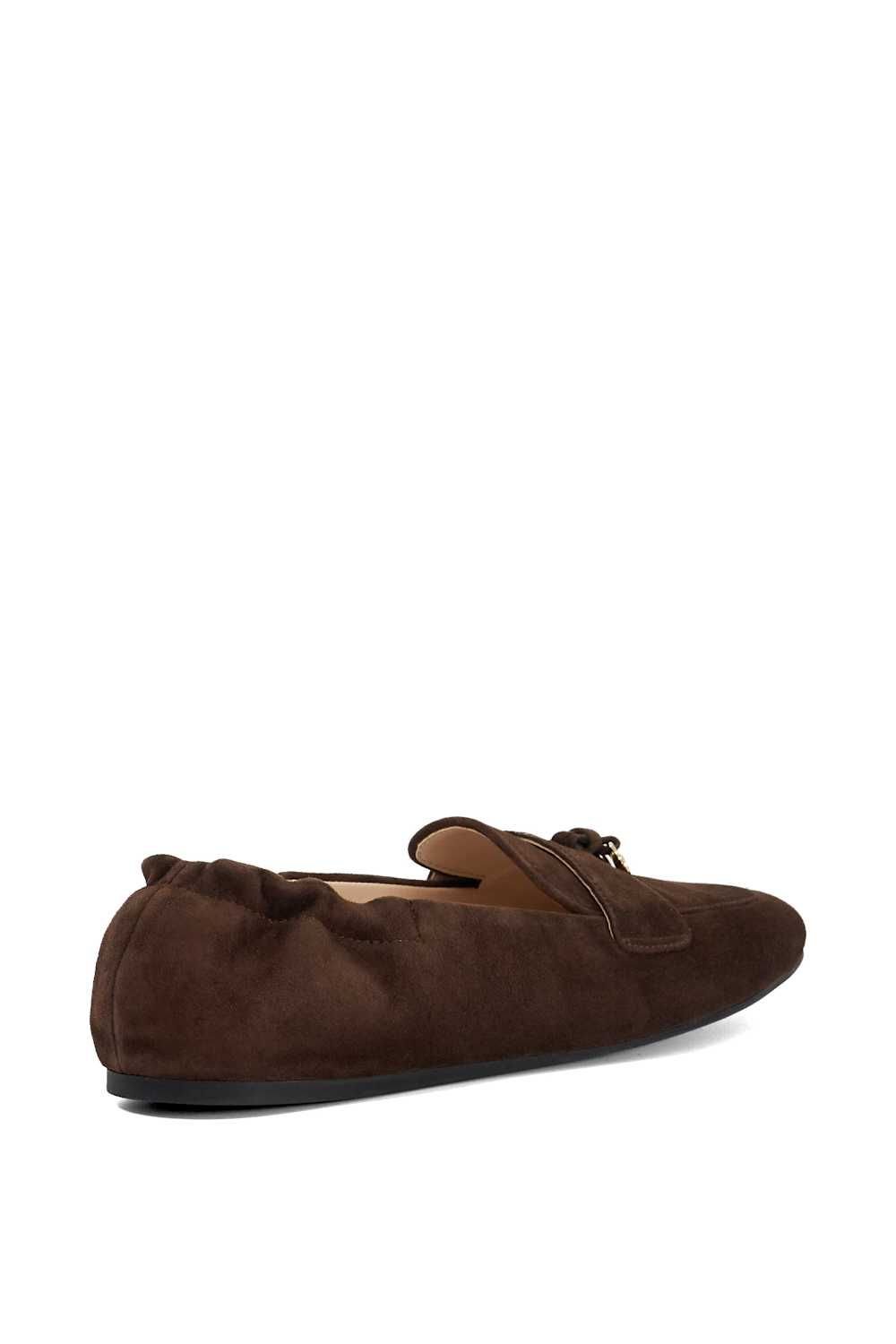 Dune London Dune London Women's 'Glamper' Suede Loafers in Brown - 3