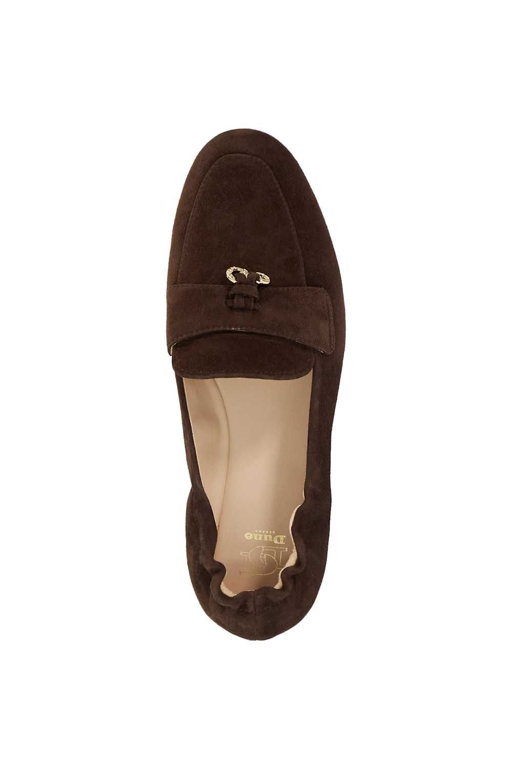 Dune London Dune London Women's 'Glamper' Suede Loafers in Brown - 4