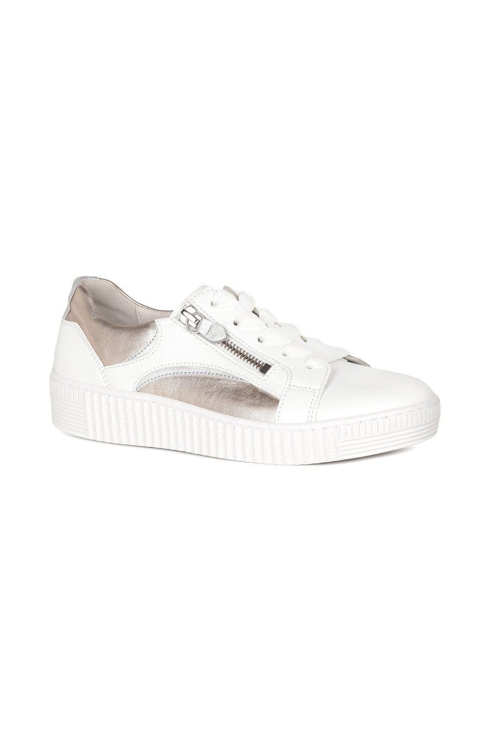 Gabor Gabor Women's 'Wemo' Trainers in Off-White - 4