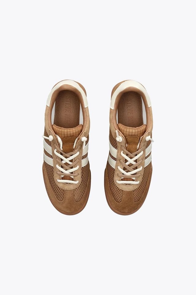 Steve Madden STEVE MADDEN Women's 'Verdict Tan Suede' Suede Leather Trainers - 3