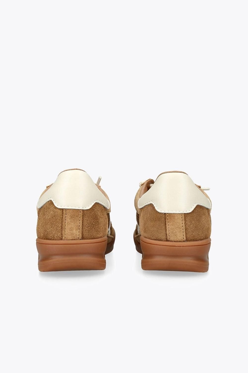 Steve Madden STEVE MADDEN Women's 'Verdict Tan Suede' Suede Leather Trainers - 4