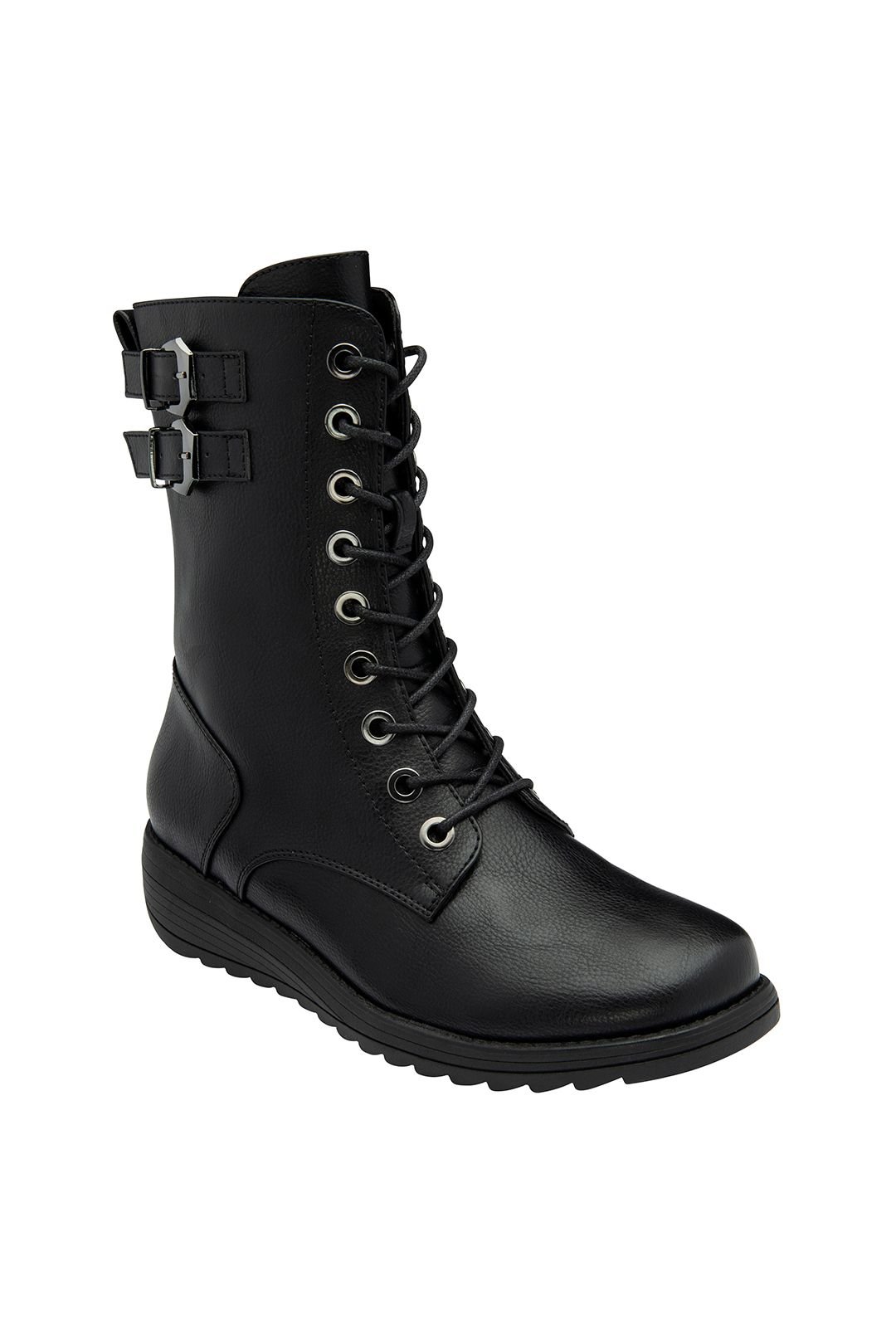 Lotus Lotus Women's Black 'Valberg' Zip-Up Boots - 1
