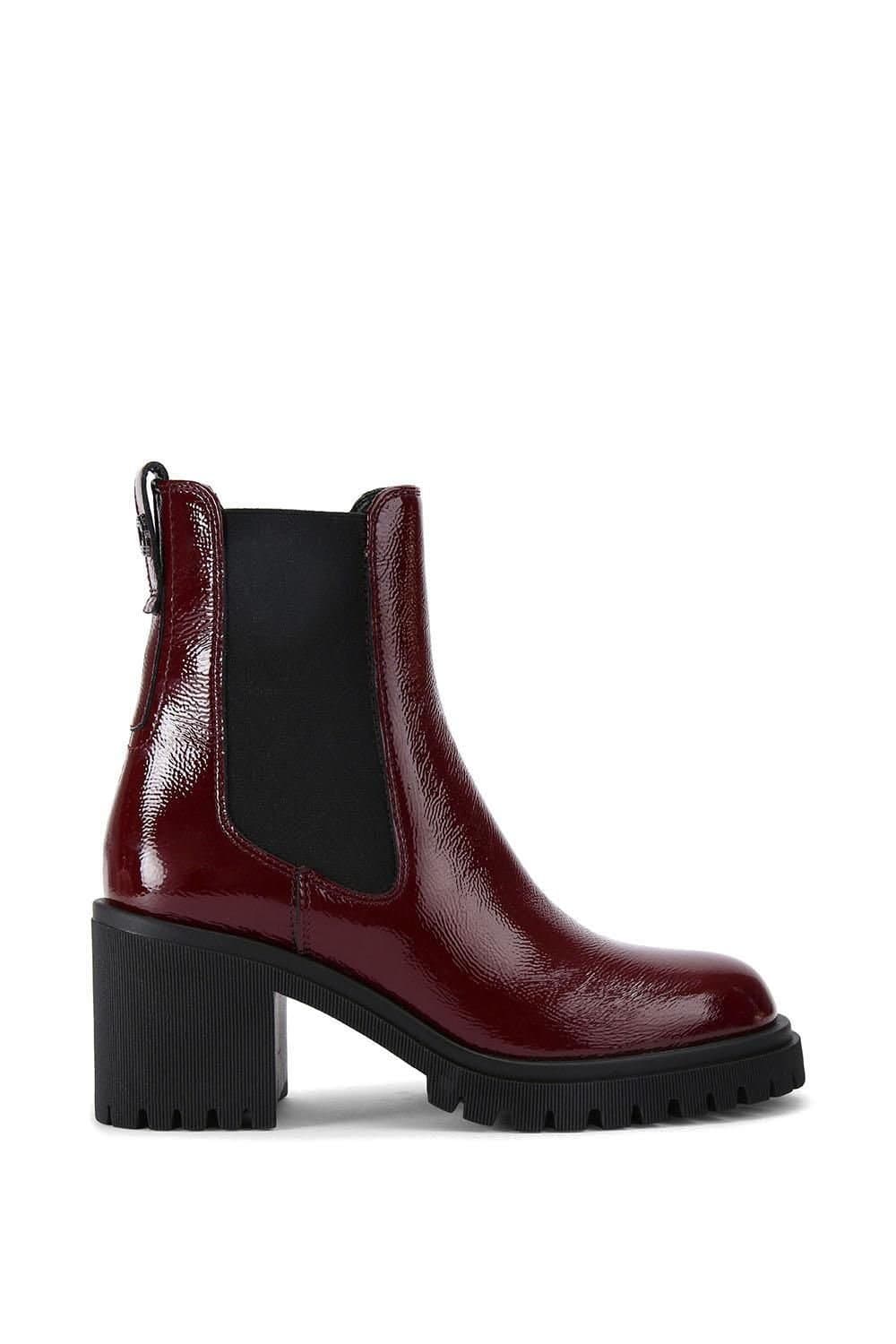 Carvela Carvela Red Patent Leather Ankle Boots
