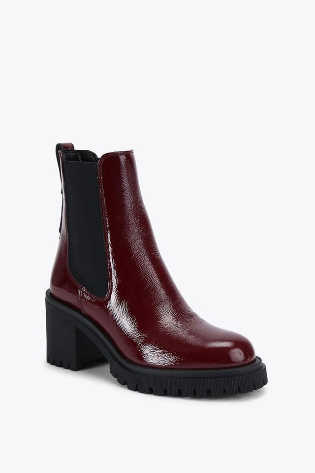Carvela Carvela Women's 'Mega' Leather Boots in Red - 2