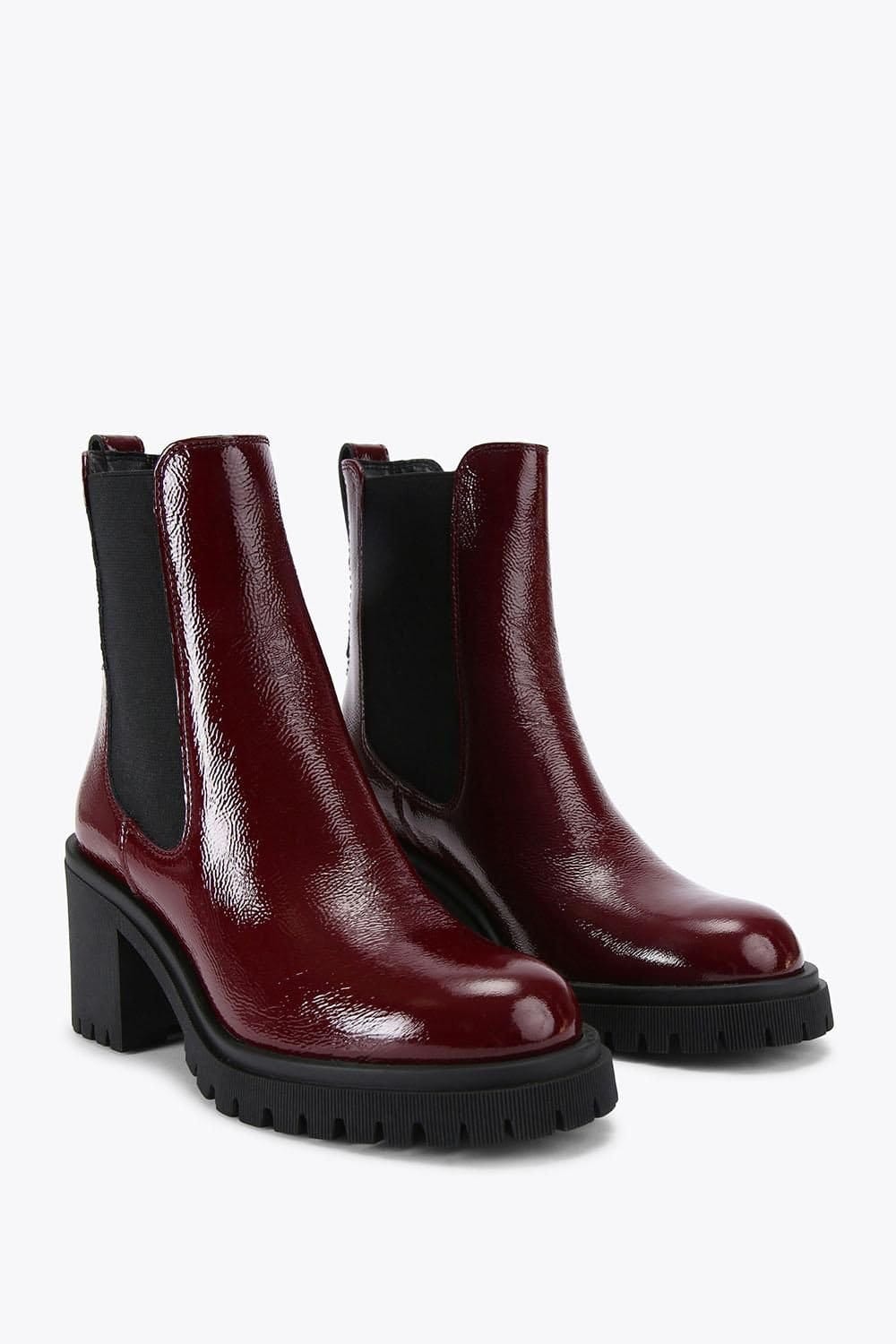Carvela Carvela Women's 'Mega' Leather Boots in Red - 4