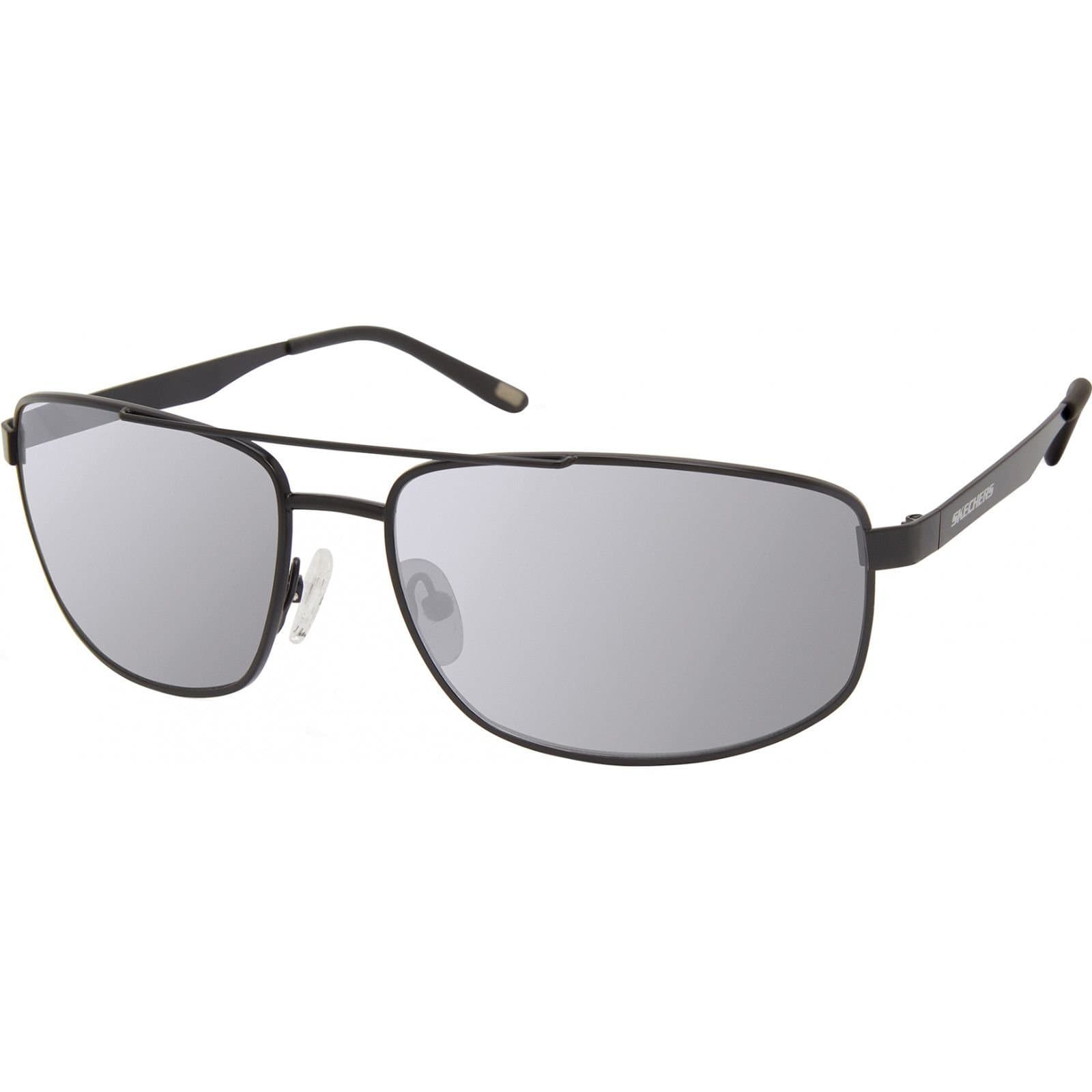 Skechers Skechers Men's SE6204-6102C Square/Rectangle Sunglasses in Black