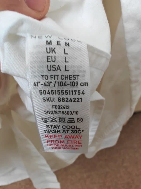 New Look New Look Shirt Muscle Fit size L
