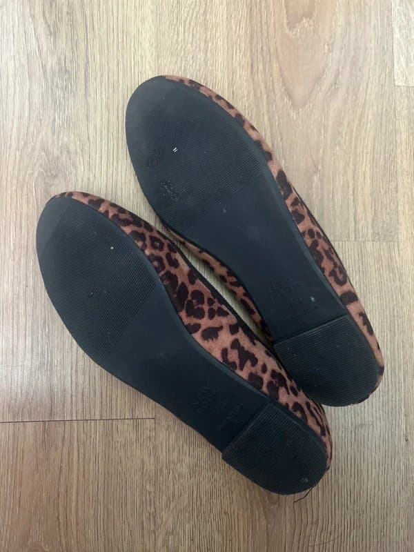 New Look Leopard print ballet pumps
