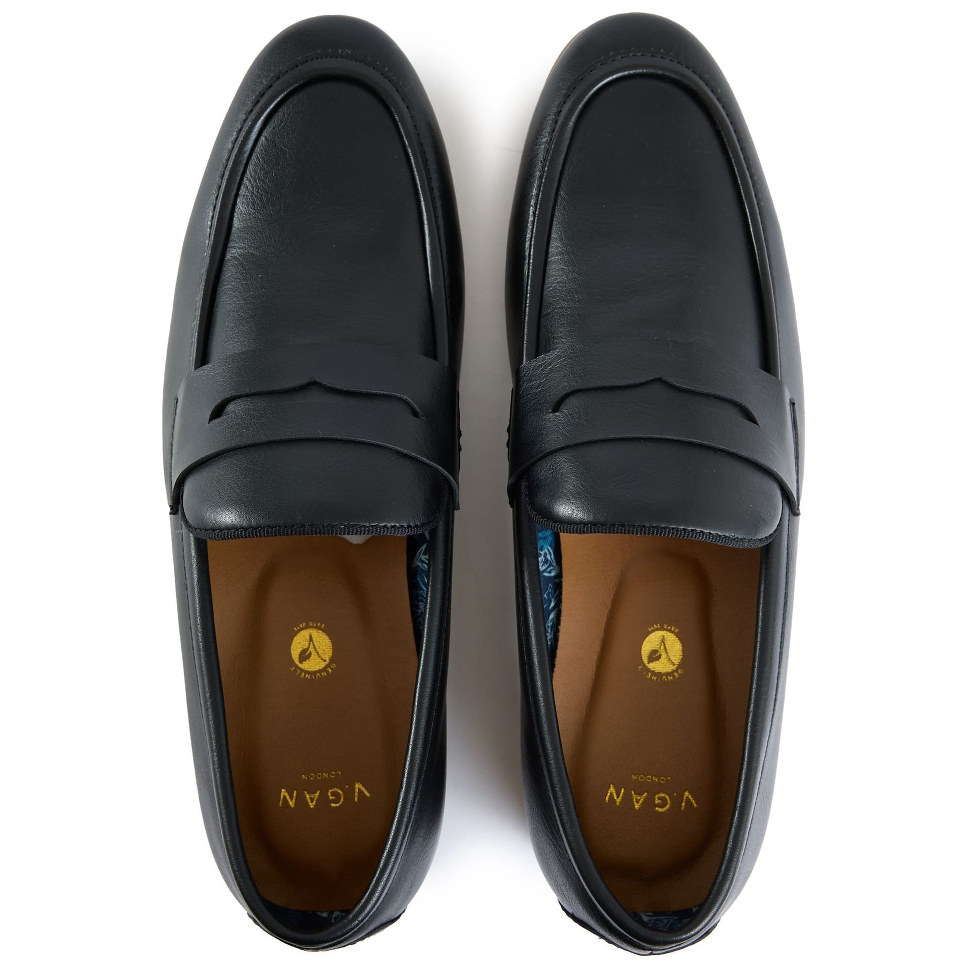V.GAN V.GAN Men's Kola Loafer Shoes in Black - 4