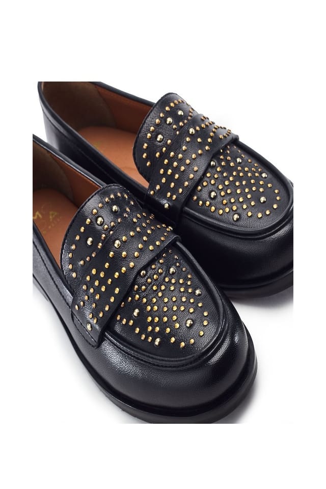 Moda In Pelle Moda In Pelle Women's 'Feona' Leather Brogues in Black - 3