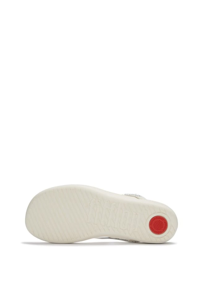 FitFlop FitFlop Women's Solay Mixed-Crystal Toe Post Sandal in Cream - 2