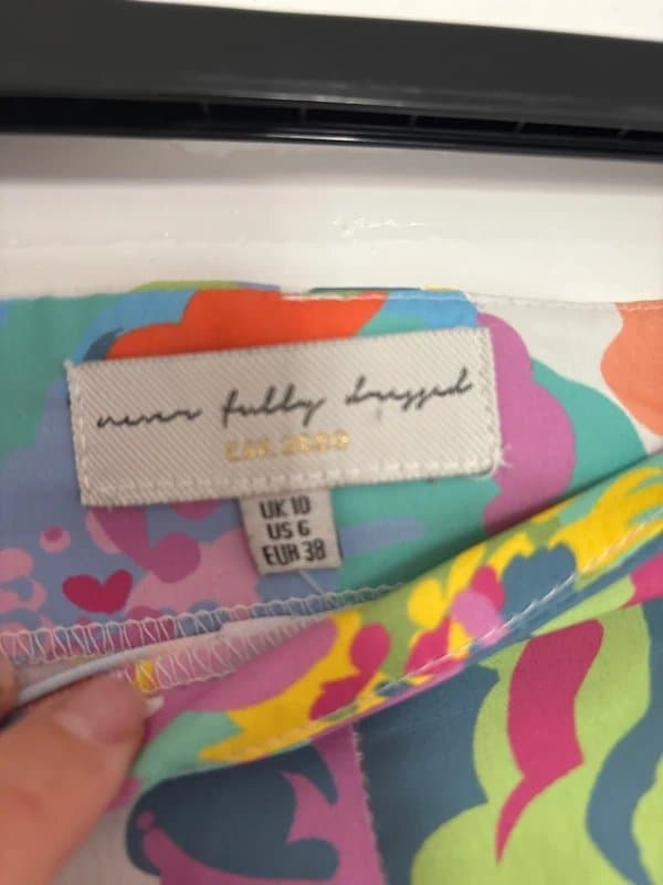 Never Fully Dressed Never Fully Dressed Wide Leg light floral mix trousers