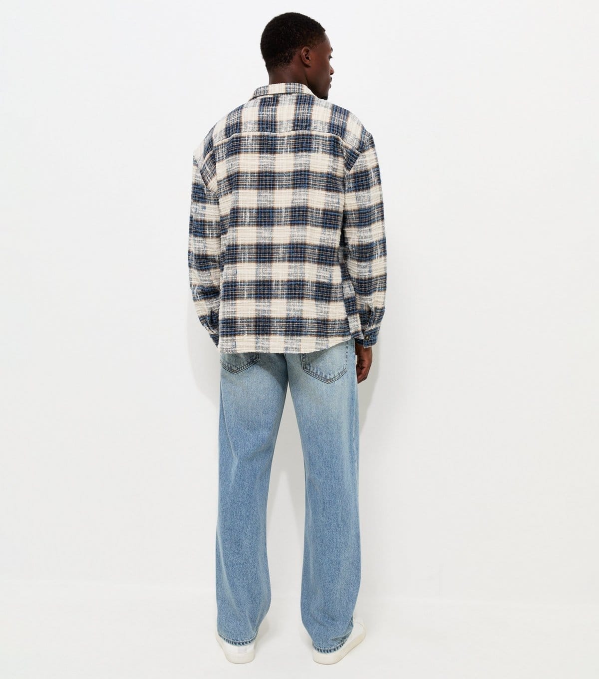 New Look Men's Light Blue Cotton Relaxed Fit Jeans New Look - 4