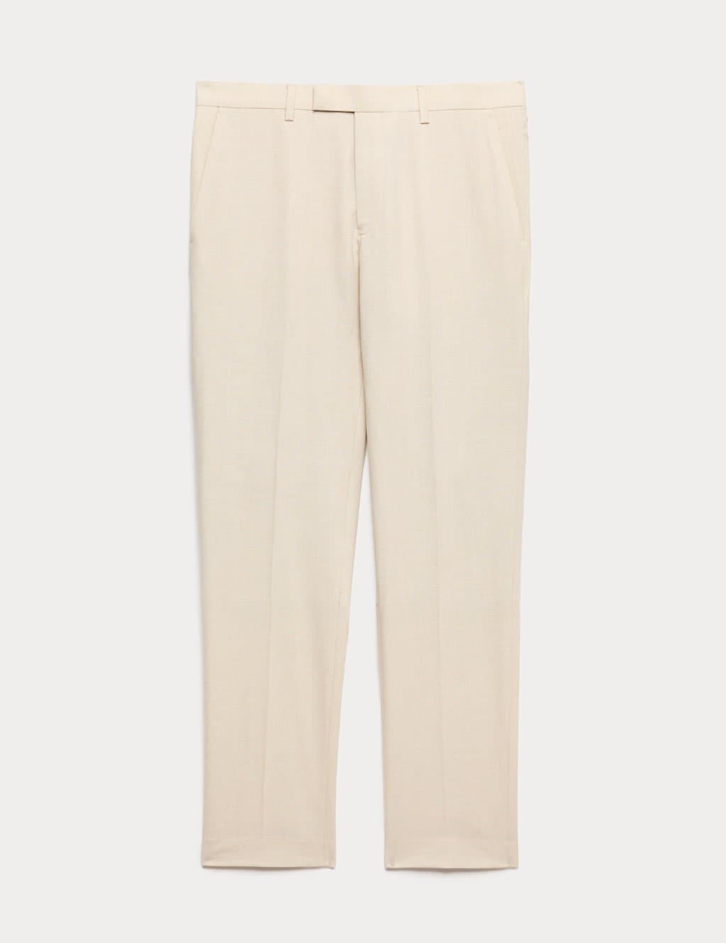 Marks & Spencer M&S Slim Fit Stretch Suit Trousers Stone