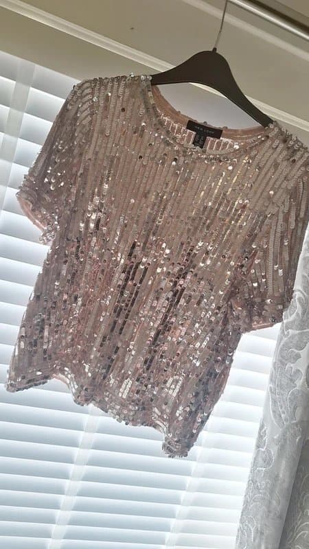 New Look new look sequin top size 10