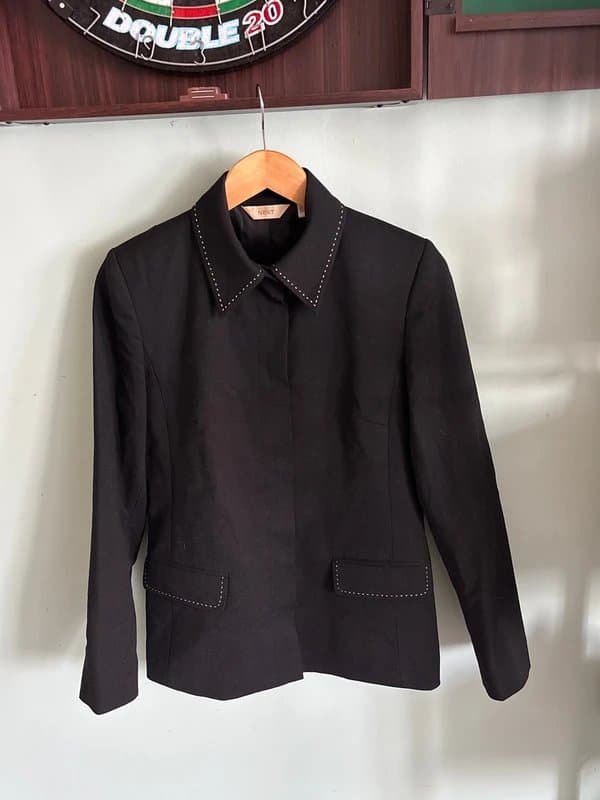 Next Next Black Tailored Jacket Blazer Size 10 Smart Work Office Wear